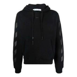 Off-White Hombre FW21 Detalle de patrón de flechas Negro