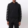 Off-White Hombre FW21 Detalle de patrón de flechas Negro