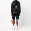 Off-White Hombre FW21 Detalle de patrón de flechas Negro