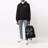 Off-White Hombre FW21 Estampado con logotipo Corte holgado Negro