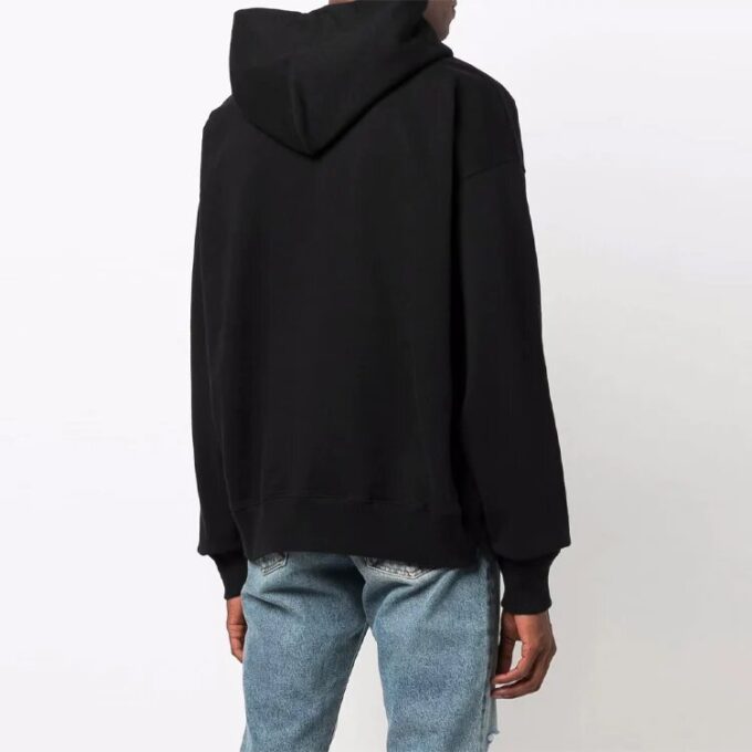Off-White Hombre FW21 Estampado con logotipo Corte holgado Negro