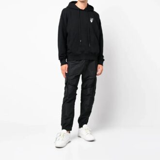 Off-White Hombre FW21 Estampado con logotipo Holgado Negro