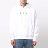 Off-White Hombre FW21 Estampado de Arrows Sudadera con capucha Manga larga Corte holgado Blanco