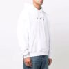 Off-White Hombre FW21 Estampado de Arrows Sudadera con capucha Manga larga Corte holgado Blanco