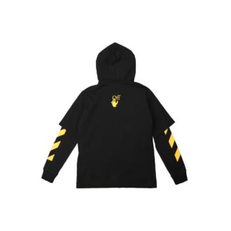 Off-White Hombre FW21 Estampado de Caravaggio Corte holgado Negro