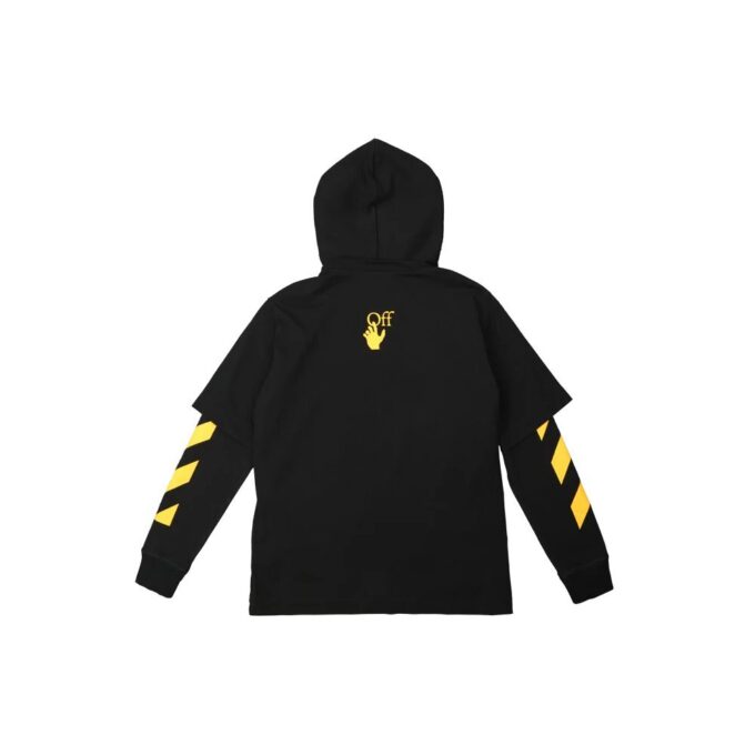 Off-White Hombre FW21 Estampado de Caravaggio Corte holgado Negro