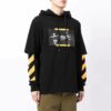 Off-White Hombre FW21 Estampado de Caravaggio Corte holgado Negro
