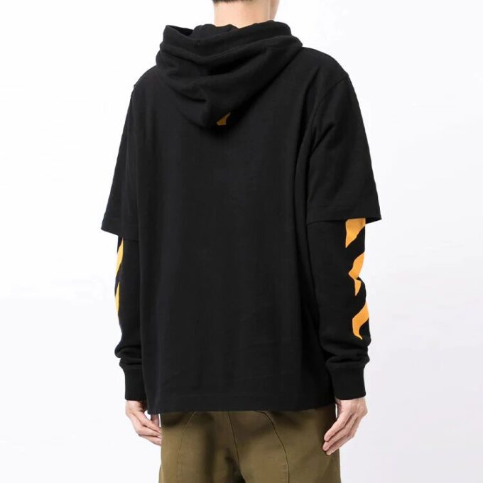 Off-White Hombre FW21 Estampado de Caravaggio Corte holgado Negro