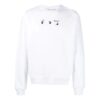 Off-White Hombre FW21 Estampado de flechas Corte holgado Blanco