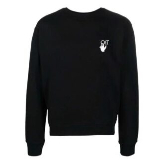 Off-White Hombre FW21 Estampado de flechas Corte holgado Negro