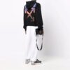 Off-White Hombre FW21 Estampado de flechas Corte holgado Negro