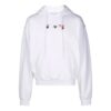 Off-White Hombre FW21 Estampado de letras con patrón de Arrows, color liso, corte holgado, blanco