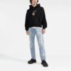Off-White Hombre FW21 Jersey de corte holgado con estampado de logotipo divertido Negro