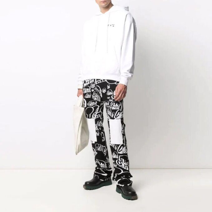 Off-White Hombre FW21 Logo Blanco