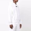 Off-White Hombre FW21 Sudadera con capucha, cordón, estampado en el pecho, manga larga y corte holgado, color blanco
