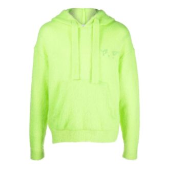 Off-White Hombre FW22 Camiseta holgada con estampado del logotipo de Arrows, verde y amarillo Off-White Hombre FW22 Camiseta holgada con estampado del logotipo de Arrows, verde y amarillo
