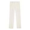 Off-White Hombre FW22 Cinturón con hebilla de color liso Pantalones rectos informales/pantalones blancos