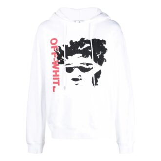 Off-White Hombre FW22 Estampado de motivos Versión de manga larga Blanco