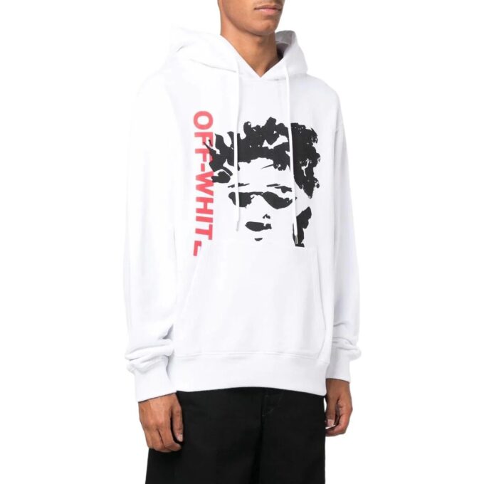Off-White Hombre FW22 Estampado de motivos Versión de manga larga Blanco