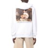 Off-White Hombre FW22 Estampado de personajes, corte holgado, blanco