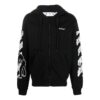 Off-White Hombre FW22 Estampado de rayas Ajuste ceñido Negro