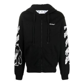 Off-White Hombre FW22 Estampado de rayas Ajuste ceñido Negro Off-White Hombre FW22 Estampado de rayas Ajuste ceñido Negro