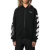 Off-White Hombre FW22 Estampado de rayas Ajuste ceñido Negro