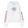 Off-White Hombre FW22 Graffiti Suelto Con capucha Manga larga Blanco