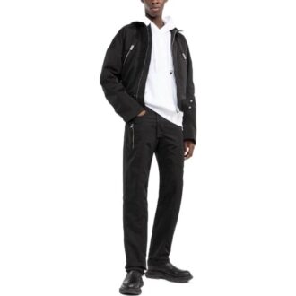 Off-White Hombre FW22 Jersey de manga larga con estampado del logotipo, corte holgado, blanco