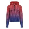 Off-White Hombre Gradiente Alfabético Rojo Azul