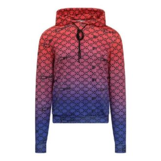 Off-White Hombre Gradiente Alfabético Rojo Azul