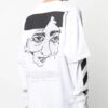 Off-White Hombre Impresión Deportivo Blanco