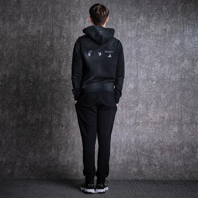 Off-White Hombre Impresión Versión normal Negro