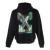 Off-White Hombre Logotipo Bordado Flecha Manga Larga Negro