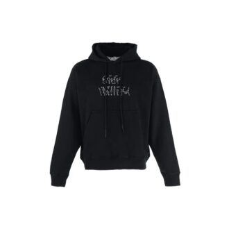 Off-White Hombre Logotipo Bordado Flecha Manga Larga Negro