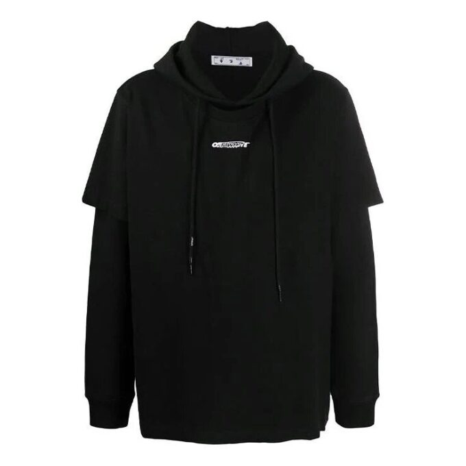 Off-White Hombre logotipo Negro