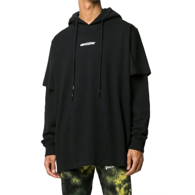 Off-White Hombre logotipo Negro