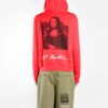 Off-White Hombre Mona Lisa Estampado Holgado Rojo