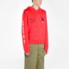 Off-White Hombre Mona Lisa Estampado Holgado Rojo