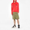 Off-White Hombre Mona Lisa Estampado Holgado Rojo