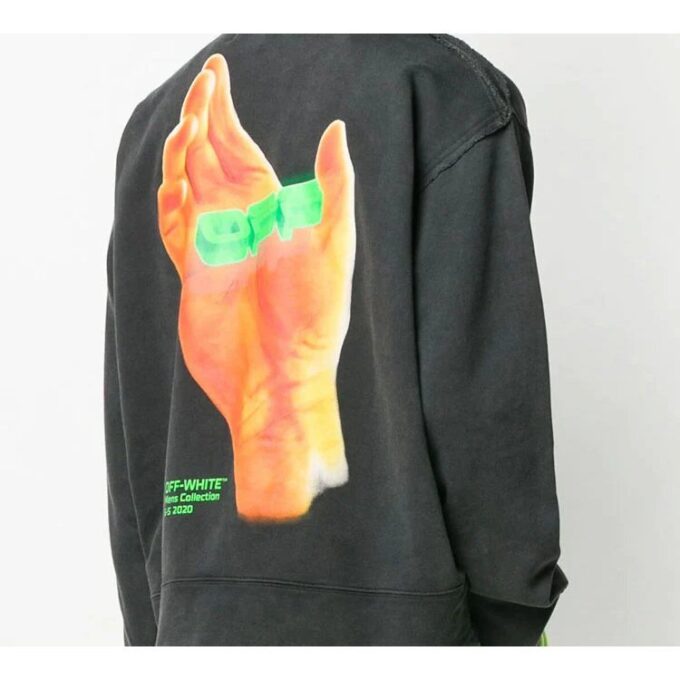 Off-White Hombre OFF Back Grande Negro