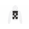 Off-White Hombre Otoño-Invierno 2021 Jersey con estampado de logotipo, versión holgada, blanco