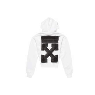 Off-White Hombre Otoño-Invierno 2021 Jersey con estampado de logotipo, versión holgada, blanco