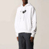 Off-White Hombre Otoño-Invierno 2021 Jersey con estampado de logotipo, versión holgada, blanco