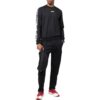 Off-White Hombre Otoño-Invierno 2022 Cuello redondo y mangas largas con logotipo asimétrico y tejido de cinta Negro