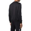 Off-White Hombre Otoño-Invierno 2022 Cuello redondo y mangas largas con logotipo asimétrico y tejido de cinta Negro
