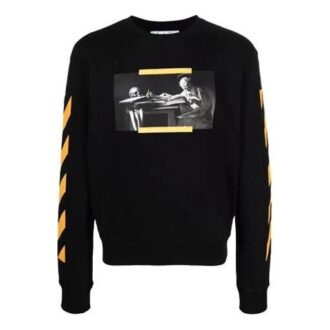 Off-White Hombre Primavera-Verano 2021 Pintura de Caravaggio Negro