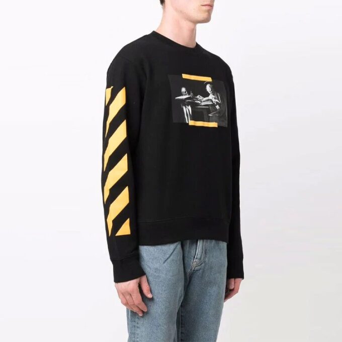 Off-White Hombre Primavera-Verano 2021 Pintura de Caravaggio Negro