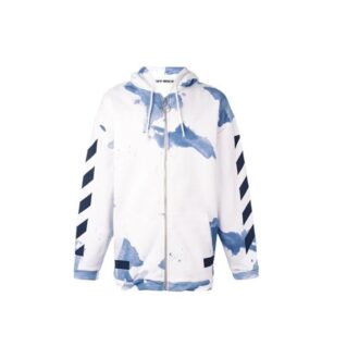 Off-White Hombre Splash Ink Blanco