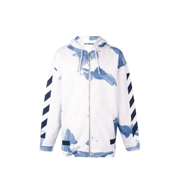 Off-White Hombre Splash Ink Blanco